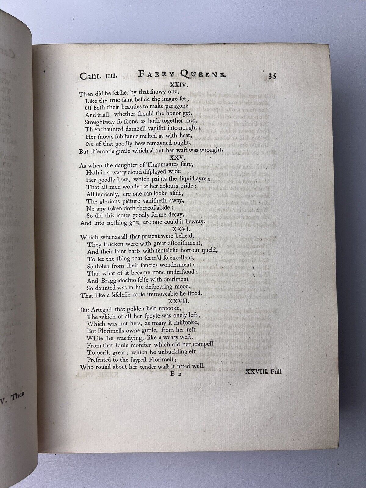 The Faerie Queene by Edmund Spenser 1758 John Upton Edition