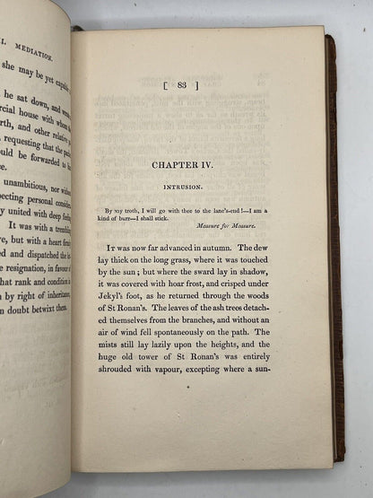 St Ronan's Well by Sir Walter Scott 1824 First Edition