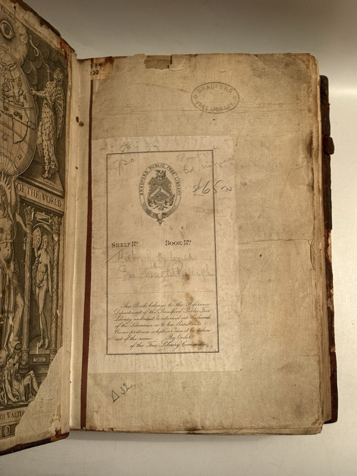Walter Raleigh's History of the World 1614 (ie 1628) Fourth Edition