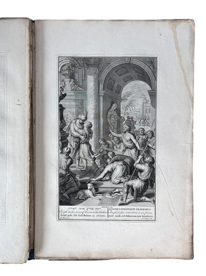 A Stunning Set of 40 HUGE Biblical Prints / Plates After G. Hoet (c.1700)