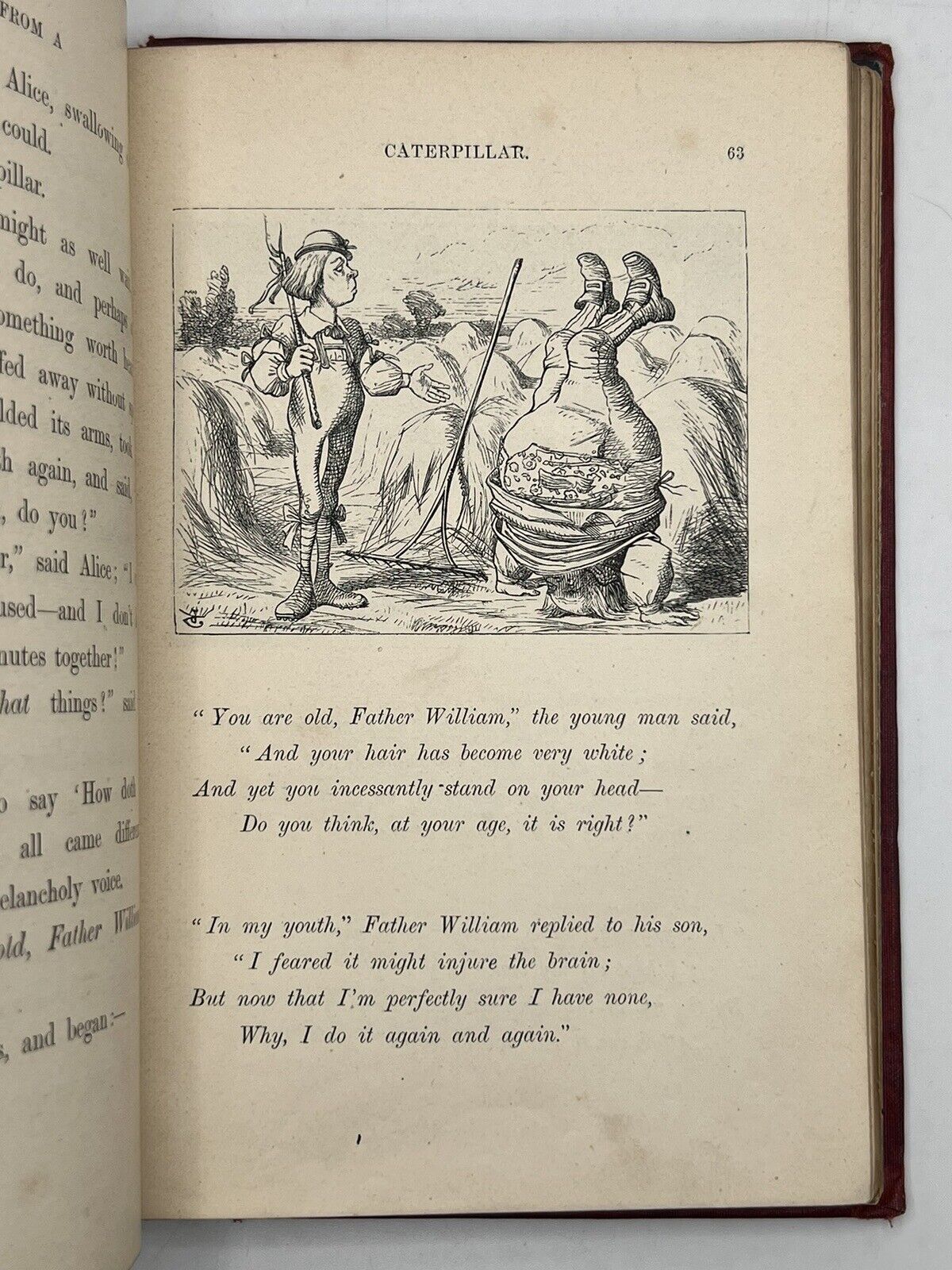 Alice In Wonderland by Lewis Carroll 1867 First Edition Original Binding