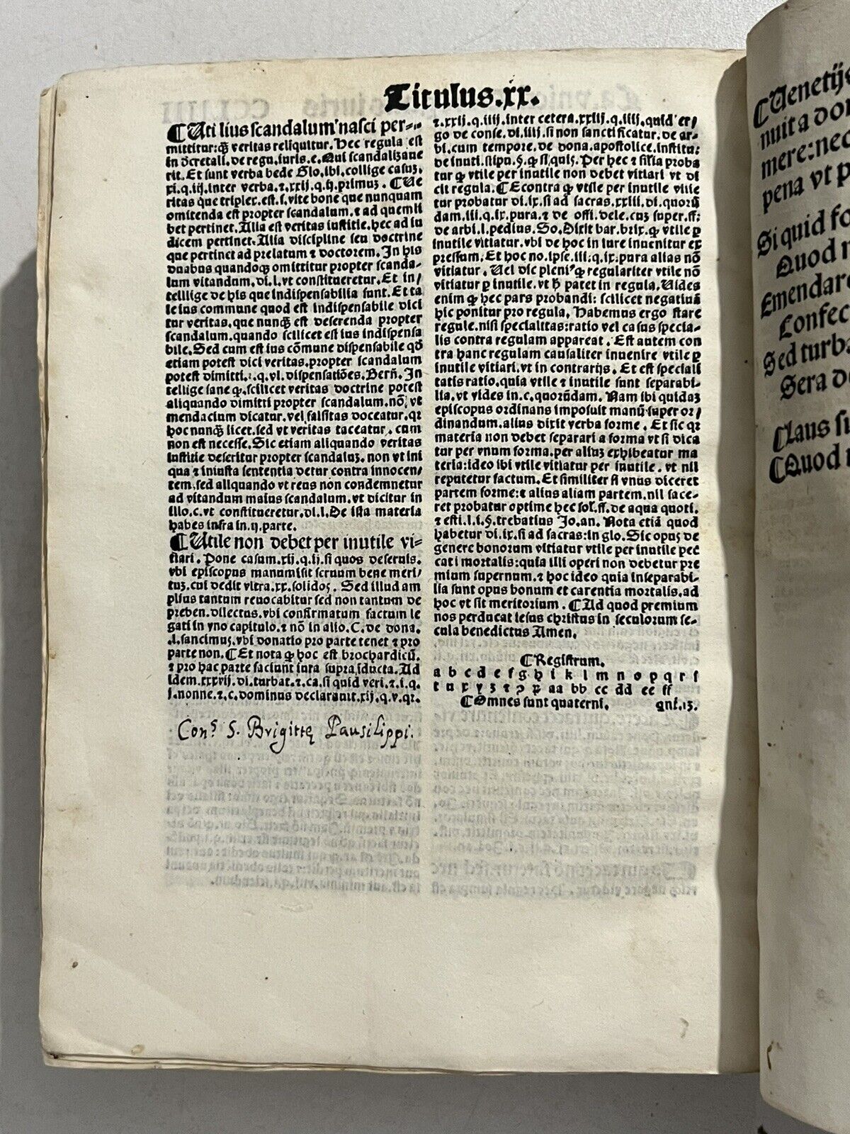 Summa Theologica 1503 St. Antoninus Manuscript Binding