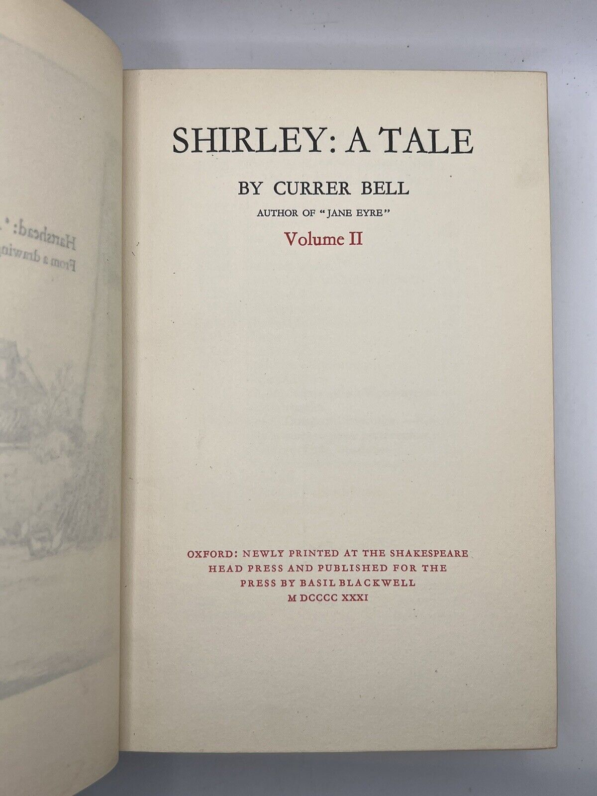 Shirley by Charlotte Bronte 1931