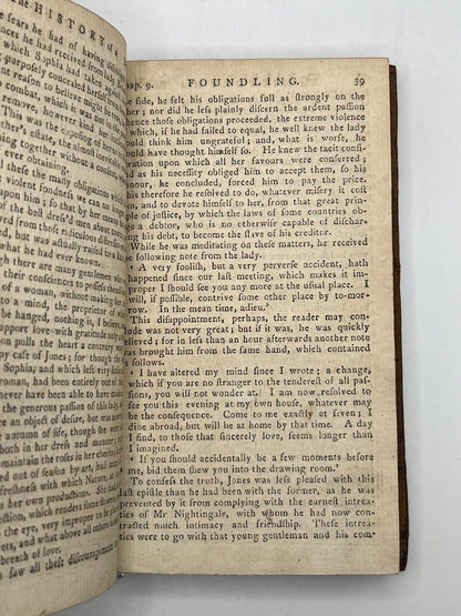 The History of Tom Jones by Henry Fielding 1780