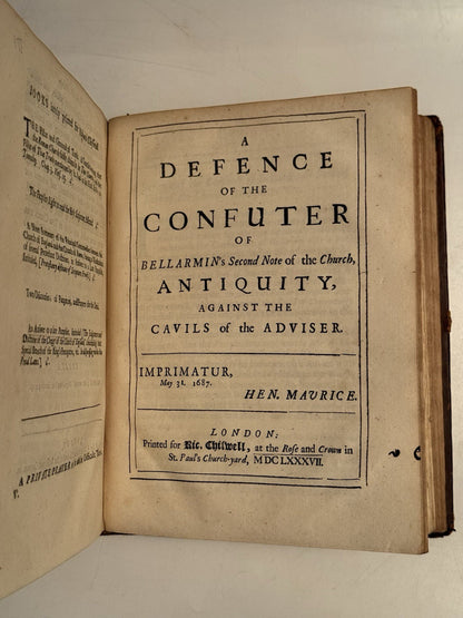 1685-8 Anglican vs Catholic Debate Sammelband