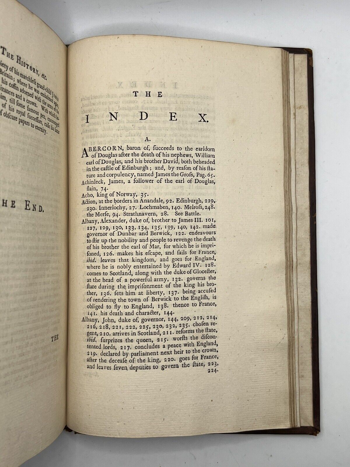 The History of Scotland from 1423 to 1542 by William Drummond 1749