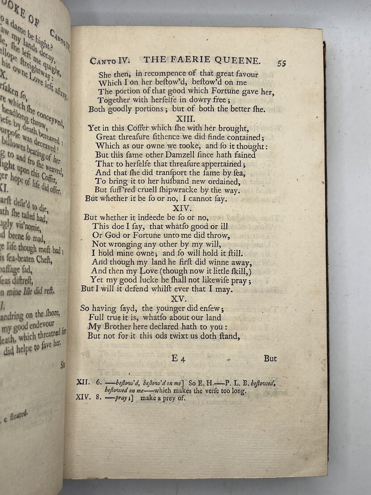 The Faerie Queene by Edmund Spenser 1758 Important Edition