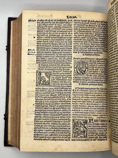 Biblia Latina 1514; Illustrated Post-Incunable Octavo Bible