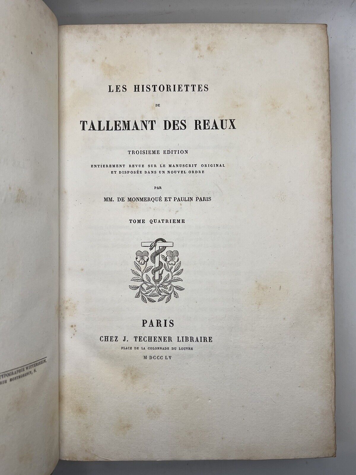 Tallemant's Biographies 1854-60 Zaehnsdorf