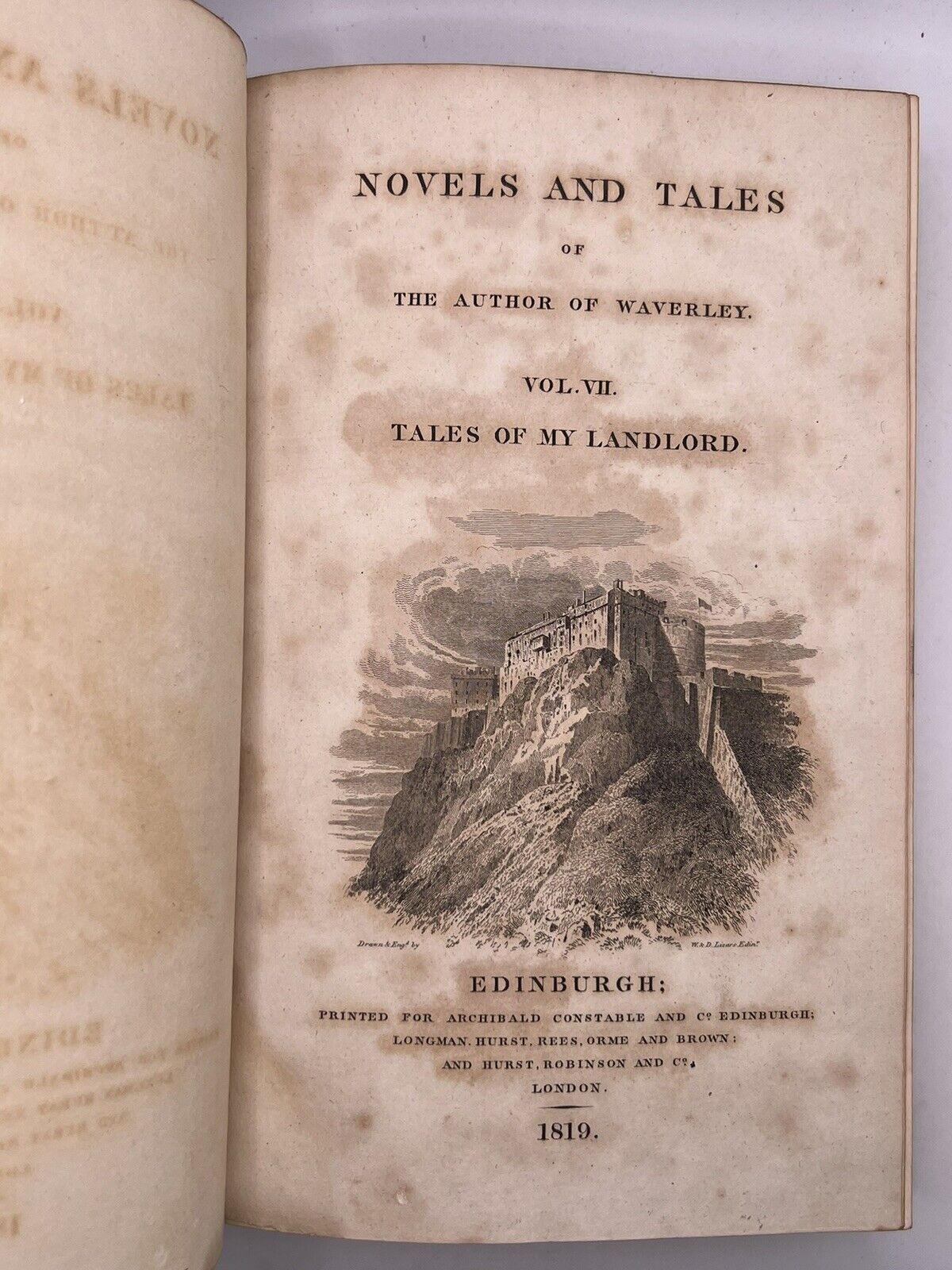 The Novels and Tales of Walter Scott 1819