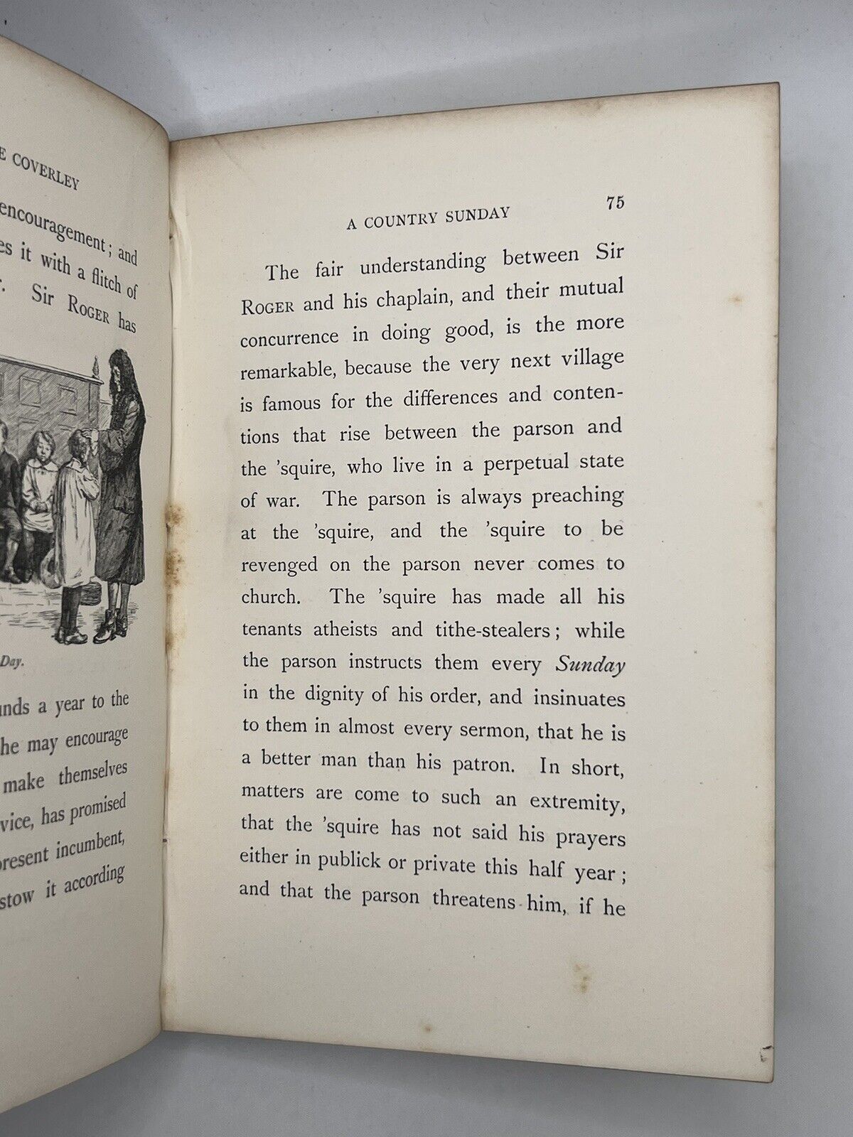 Days with Sir Roger de Coverley 1892 Hugh Thomson Illustrations