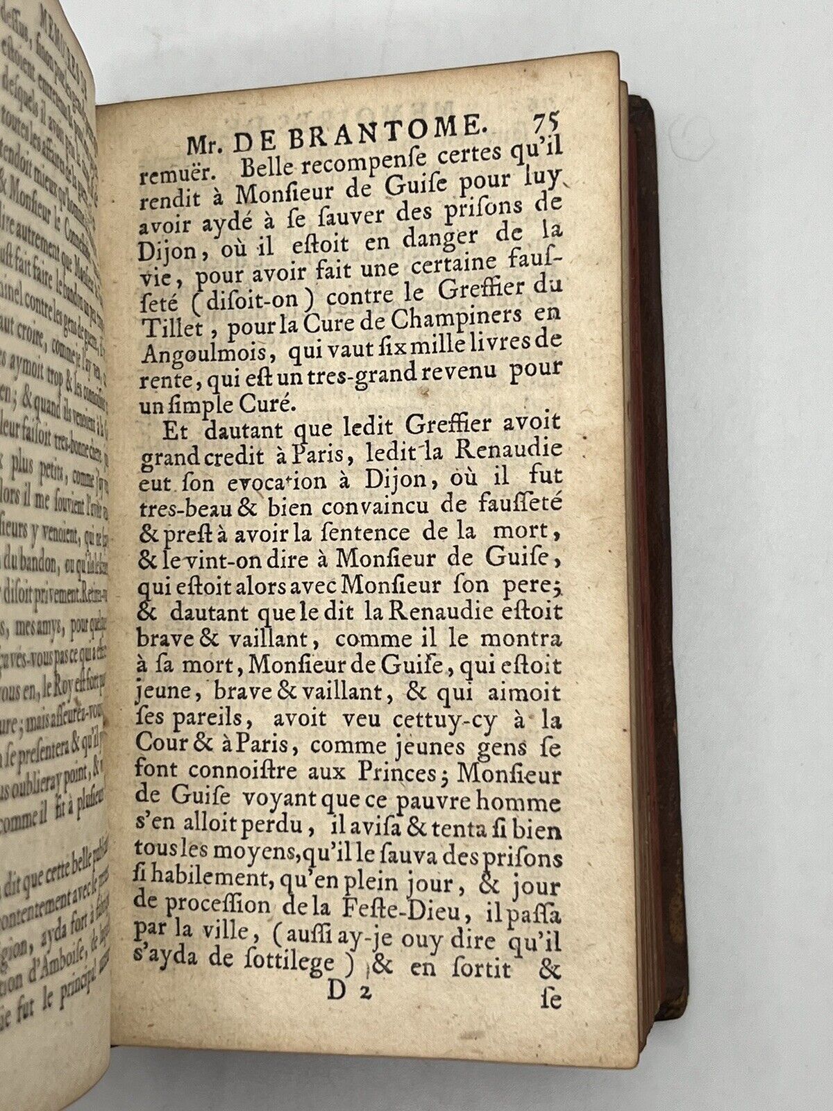 Memoirs of Sir Pierre de Bourdeille 1699