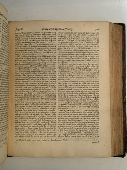 Whitby's New Testament 1761