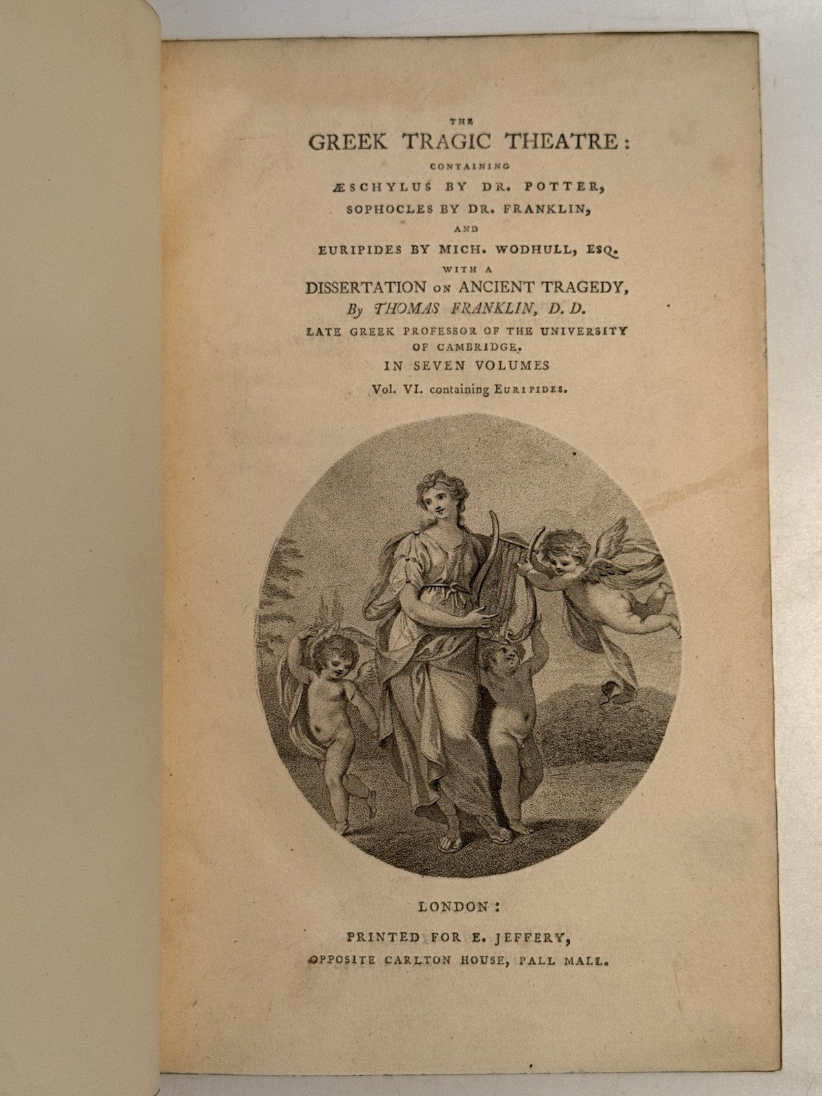 The Greek Tragic Theatre 1777 Aeschylus, Euripides, Sophocles