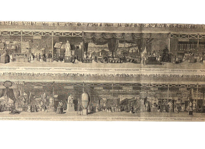 A Panorama of the Great Exhibition of 1851 from the Illustrated London News