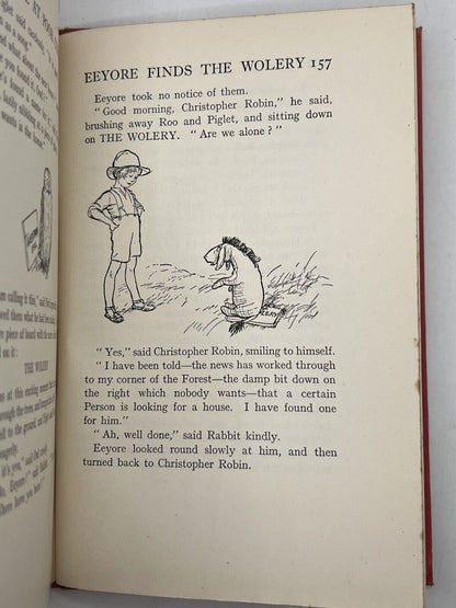 The House at Pooh Corner by A.A. Milne 1928 First Edition First Impression with the Dust Jacket