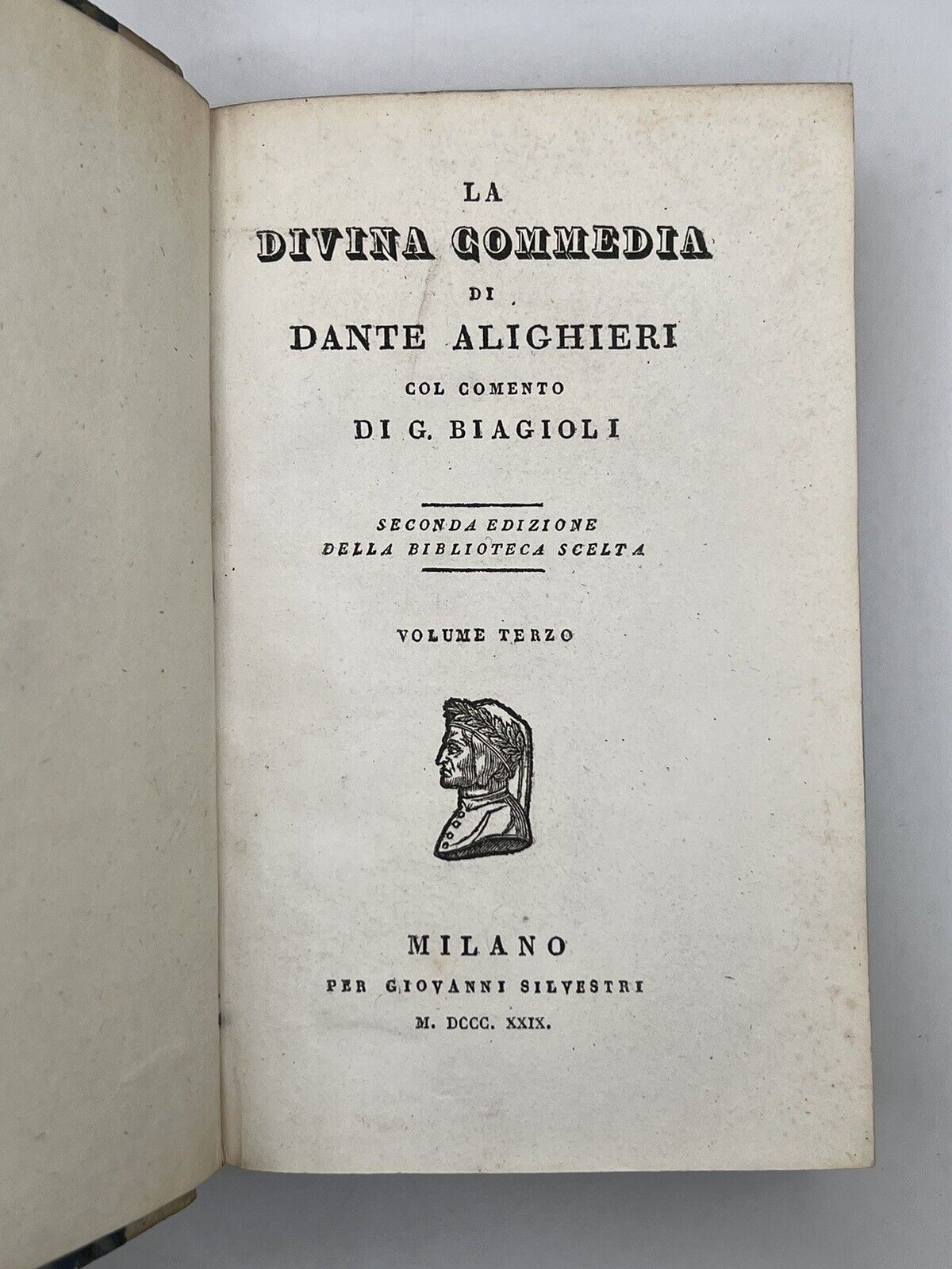 The Divine Comedy of Dante Alighieri 1829