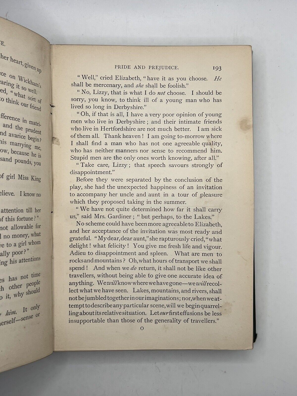 Pride and Prejudice by Jane Austen 1894 First Peacock Edition