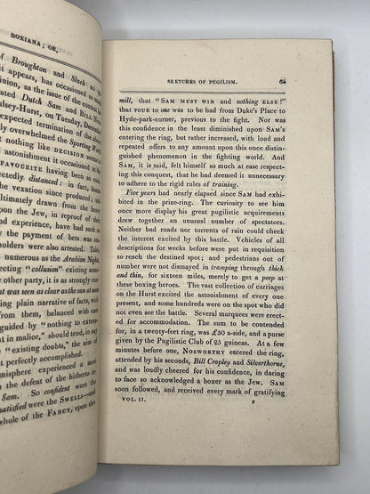 The History of Boxing by Pierce Egan; Boxiana 1823-1829