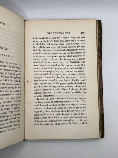 Romola by George Eliot 1863 First Edition