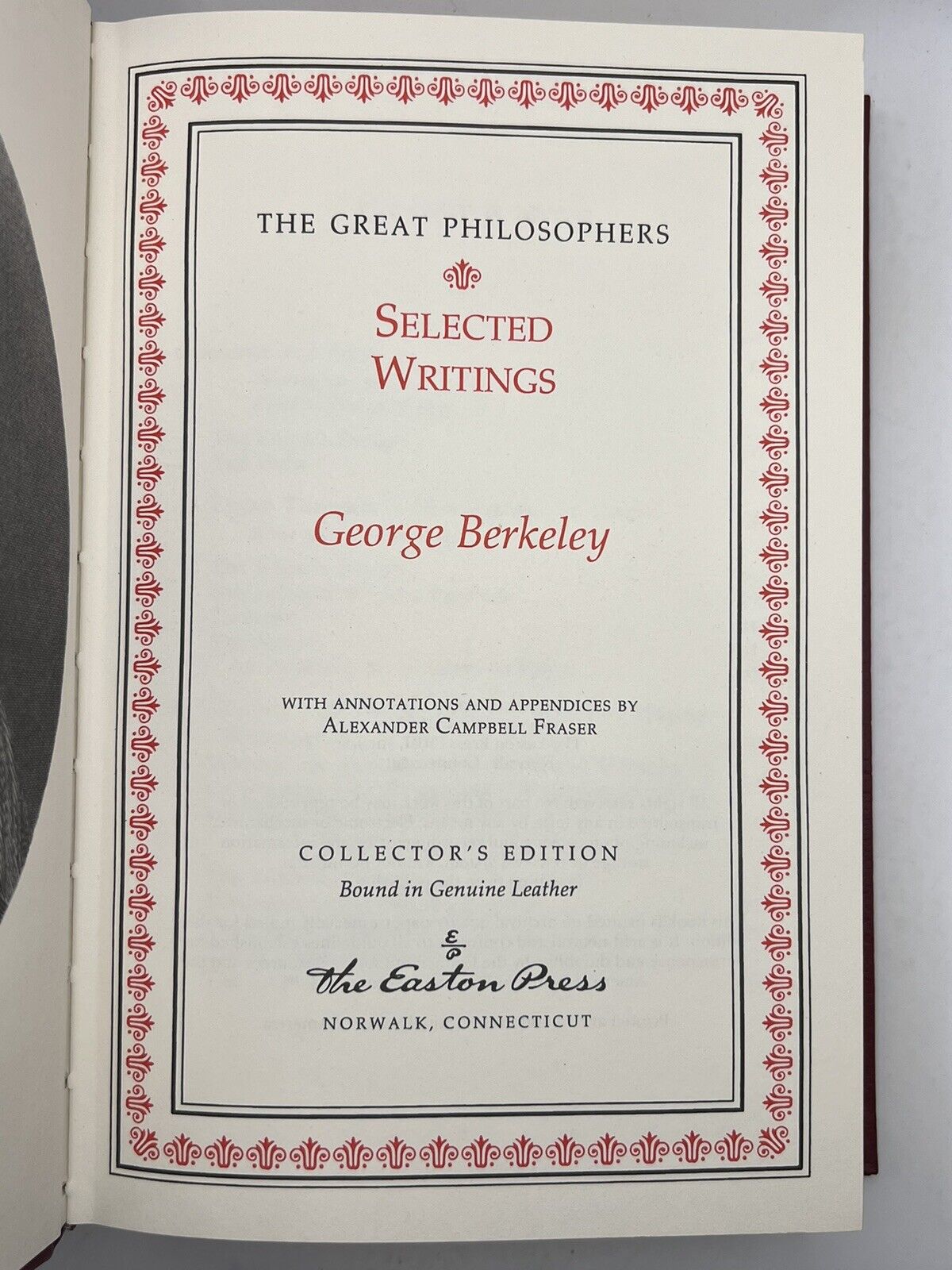 The Great Philosophers Series; Easton Press 1995