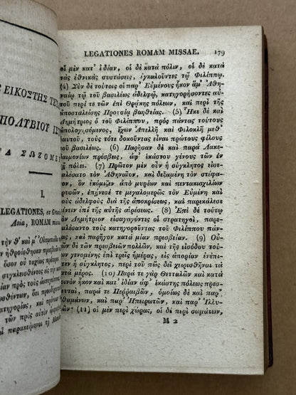 Polybius Histories 1816