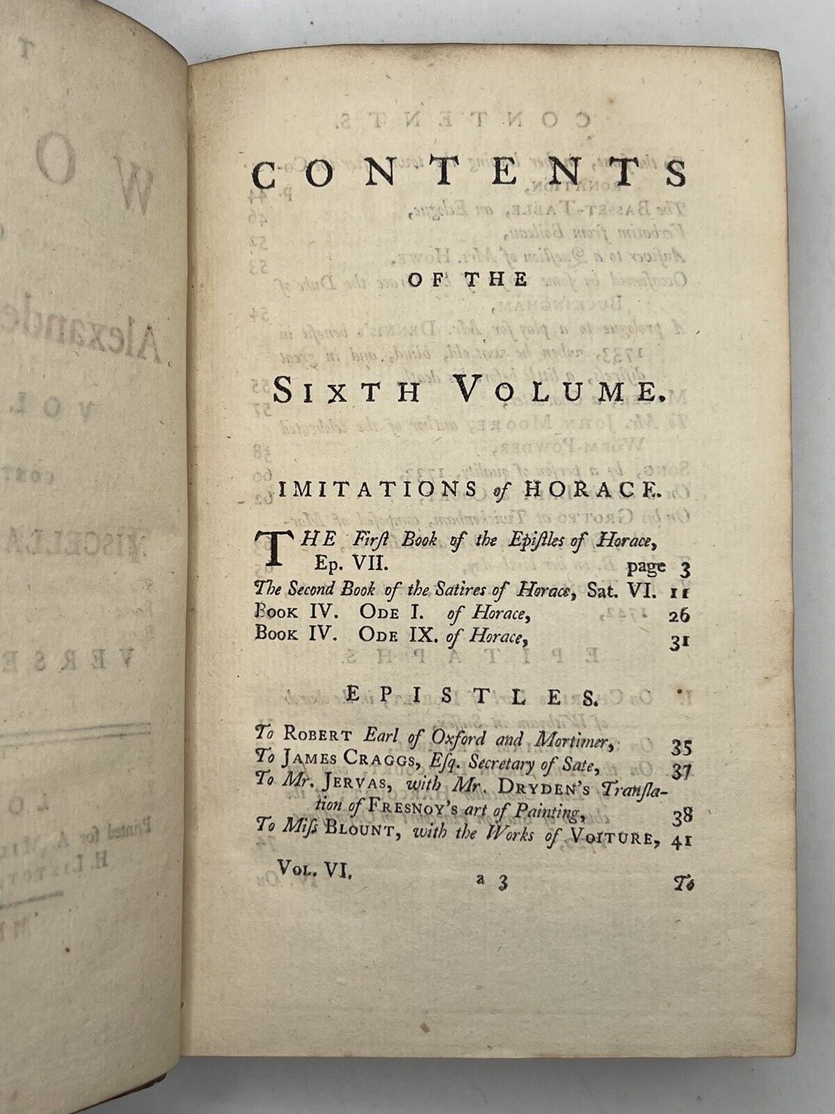 The Works of Alexander Pope 1757