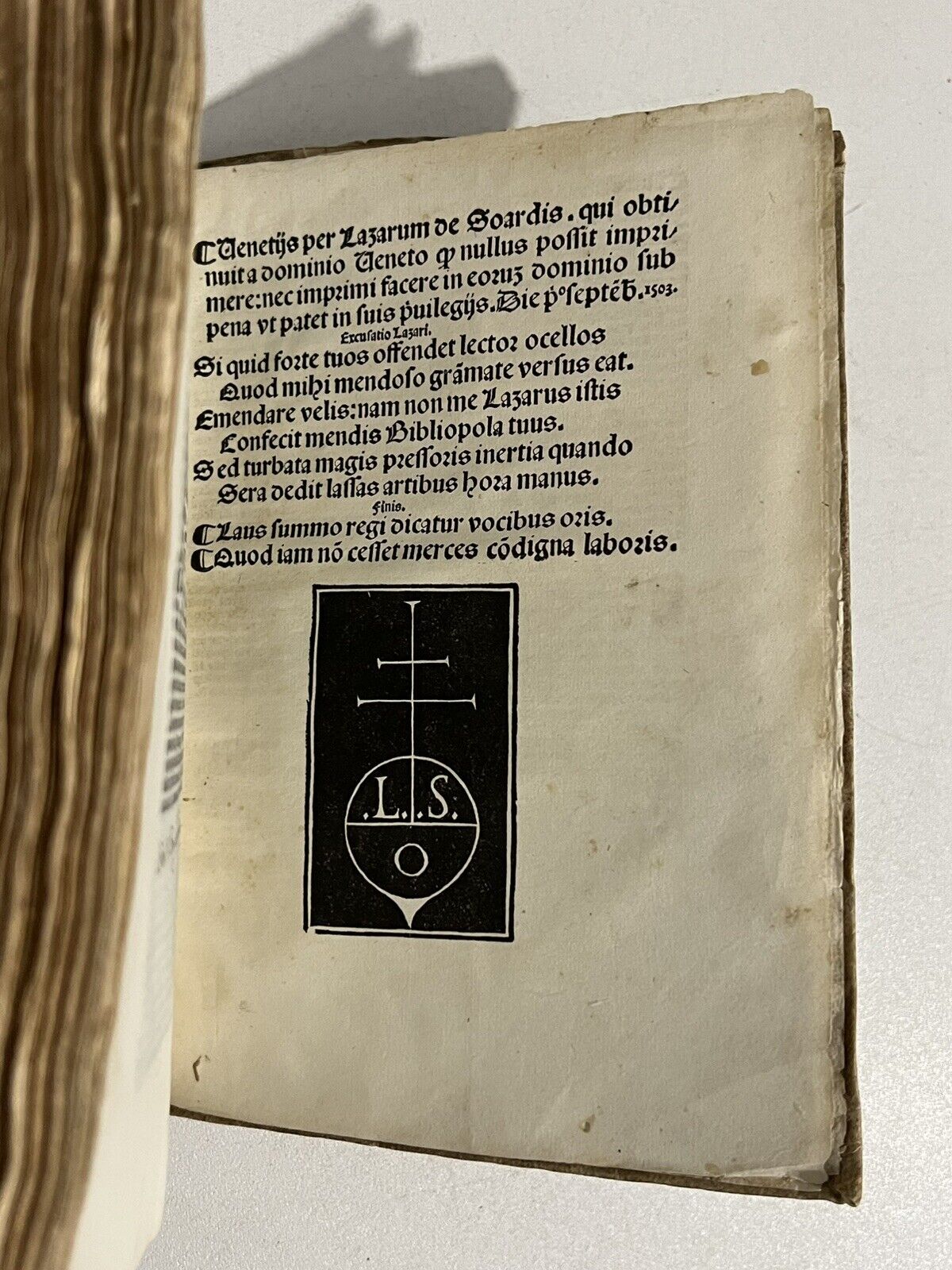 Summa Theologica 1503 St. Antoninus Manuscript Binding