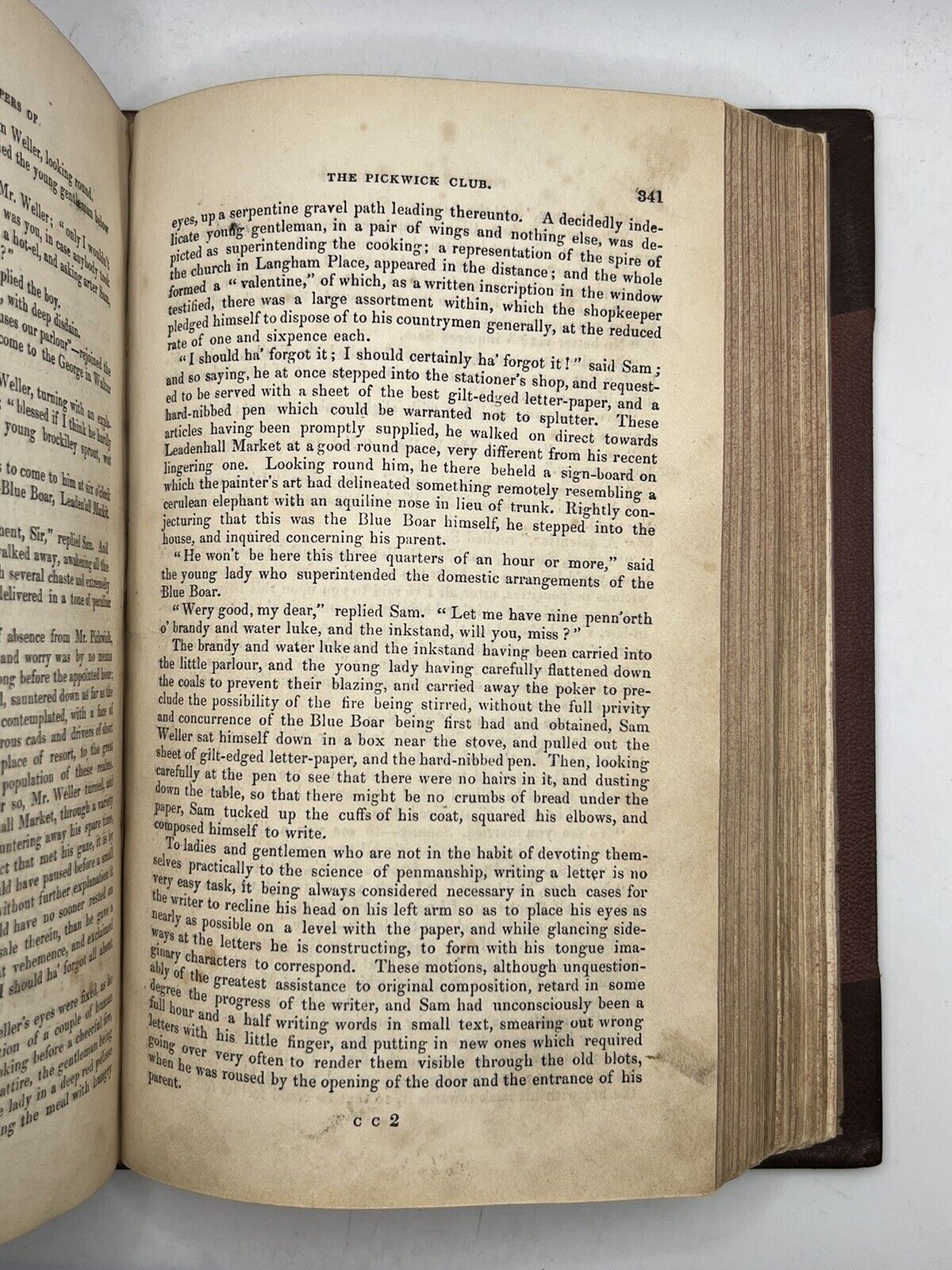 The Pickwick Papers by Charles Dickens 1837 First Edition Early State with Buss Plates