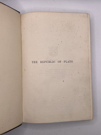 The Republic of Plato 1852