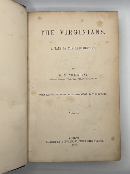 The Virginians by William Makepeace Thackeray 1858 First Edition