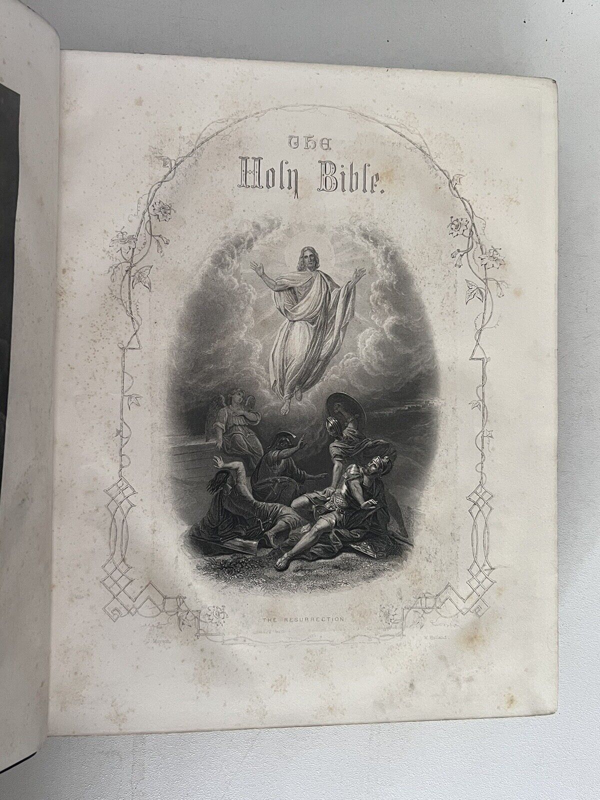 Antique King James Bible c1860