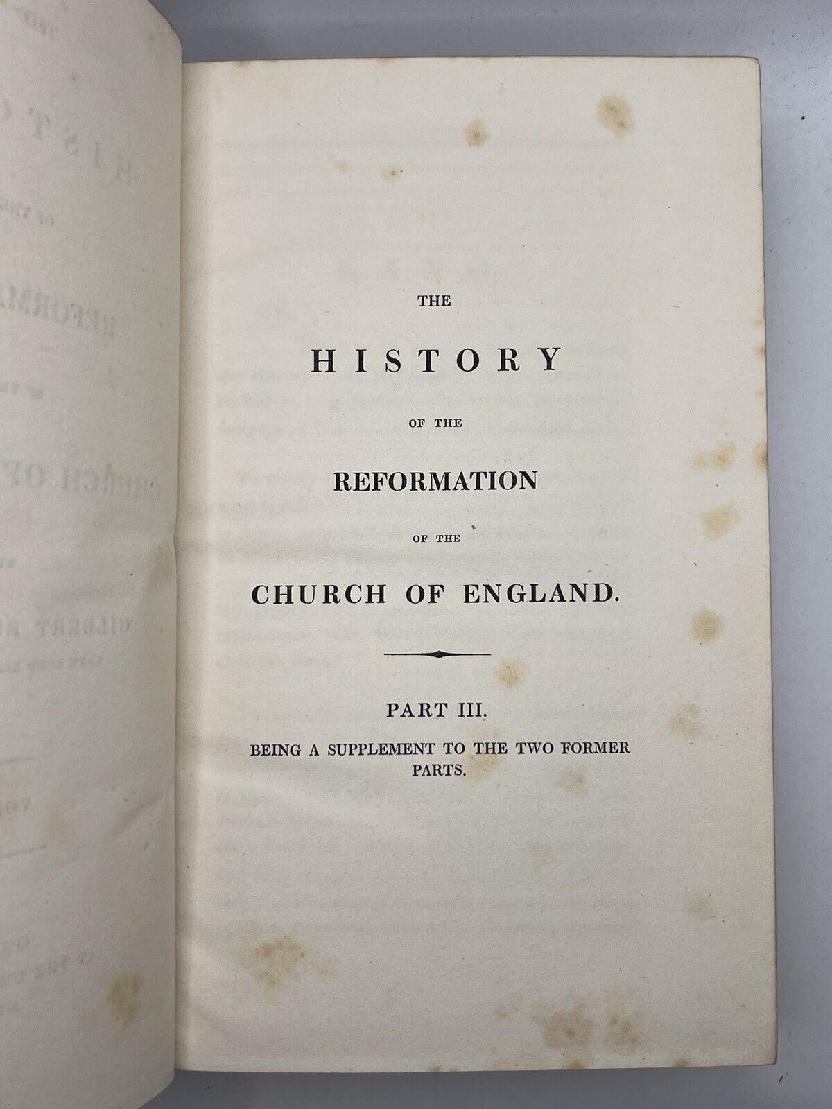 The History of the Reformation by Gilbert Burnet 1829