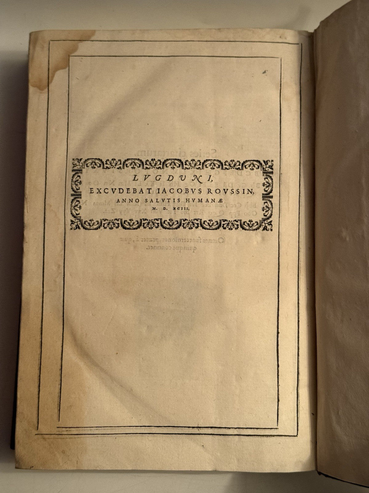 Luis de Molina's Commentary on Thomas Aquinas 1593 First Edition