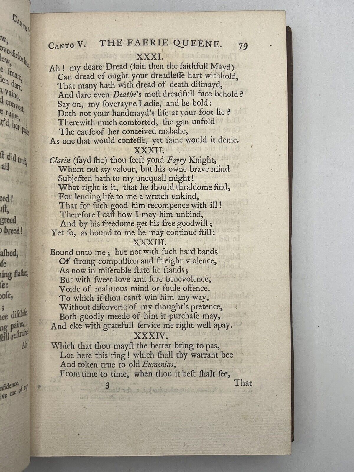 The Faerie Queene by Edmund Spenser 1758