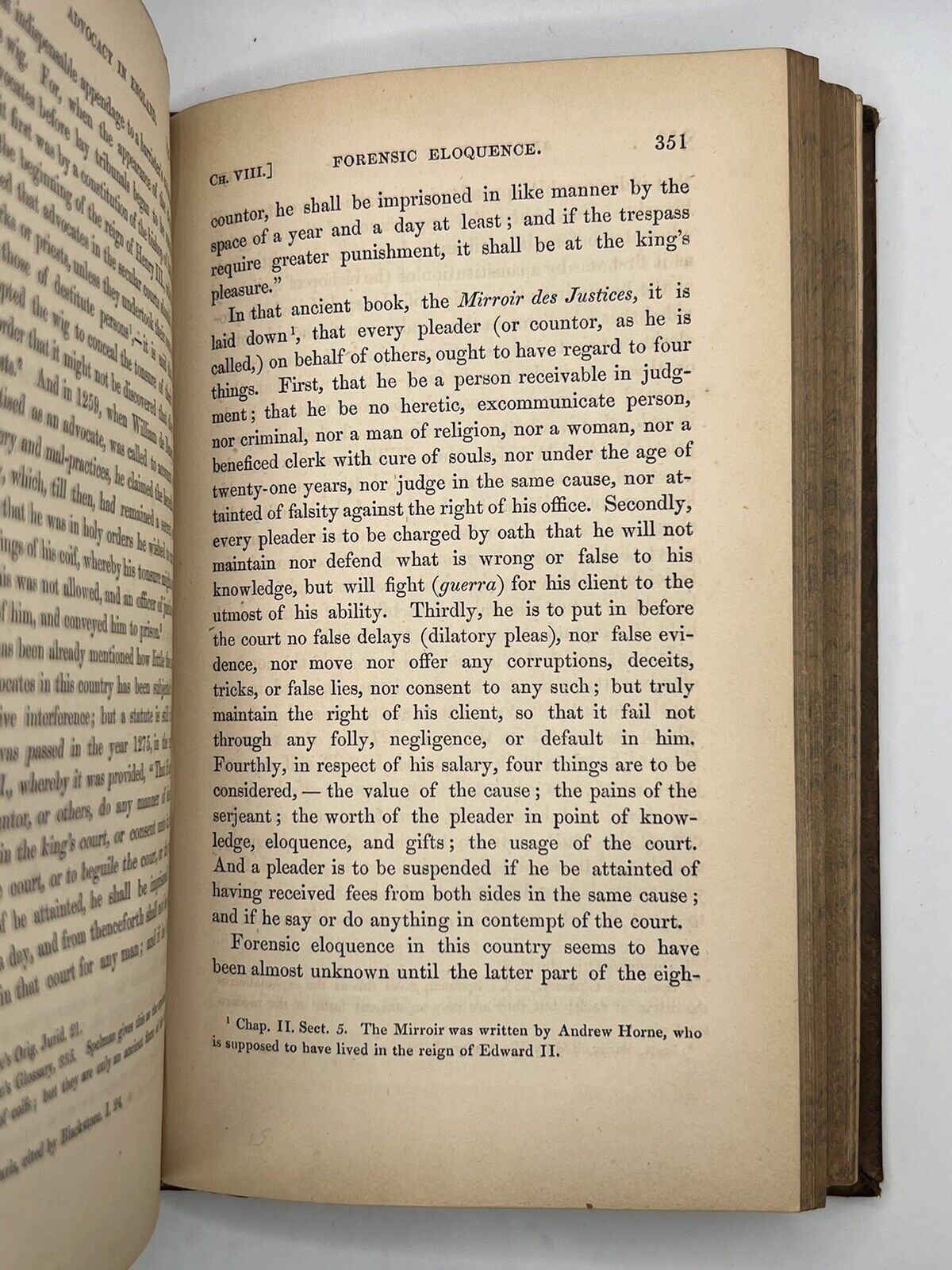 Hortensius: Or, the Advocate by William Forsyth 1849 First Edition