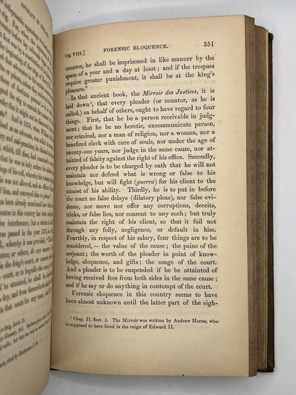 Hortensius: Or, the Advocate by William Forsyth 1849 First Edition