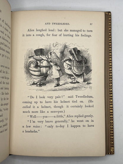 Alice in Wonderland & Through the Looking Glass by Lewis Carroll First Editions