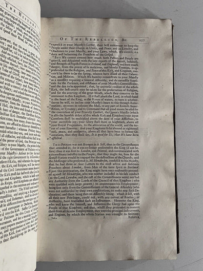 The History of the English Civil War by Edward Clarendon 1707