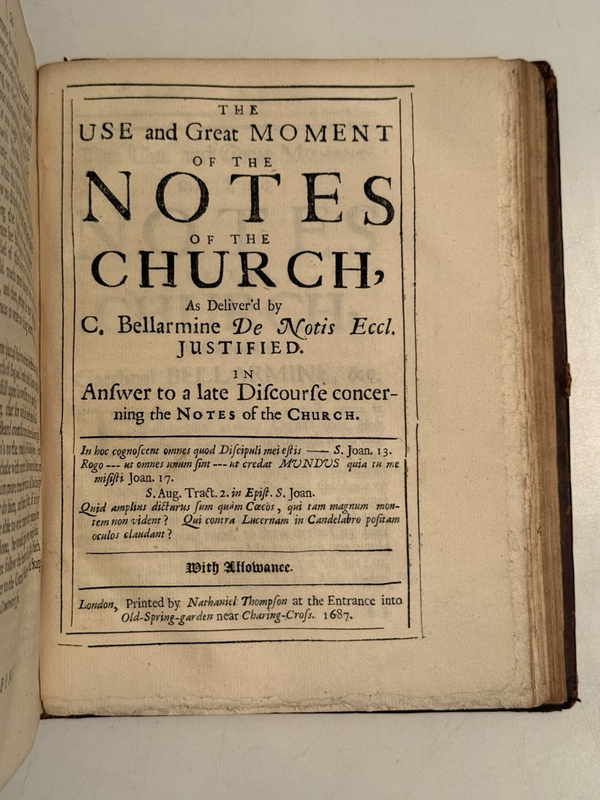 1685-8 Anglican vs Catholic Debate Sammelband