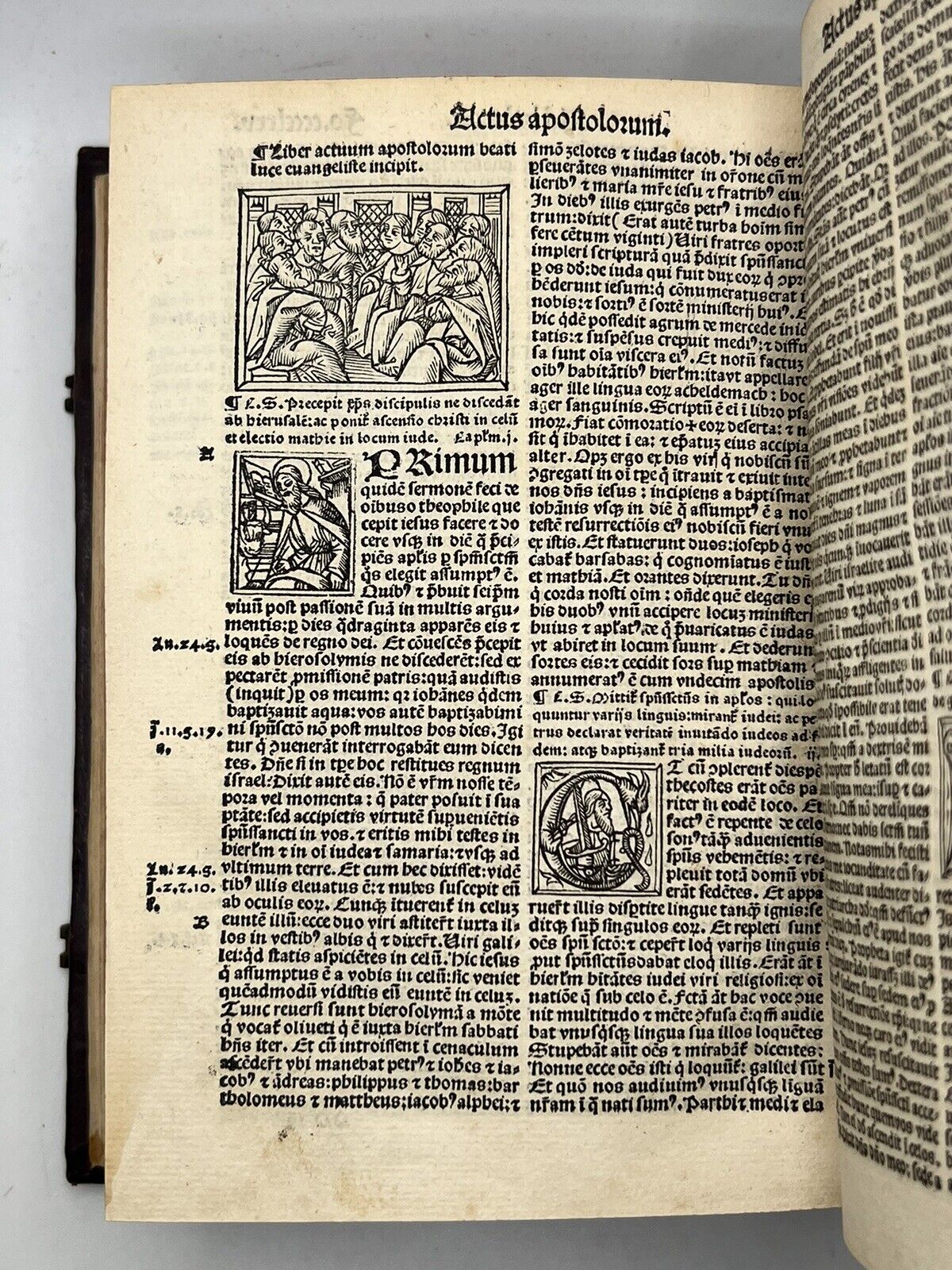 Biblia Latina 1514; Illustrated Post-Incunable Octavo Bible