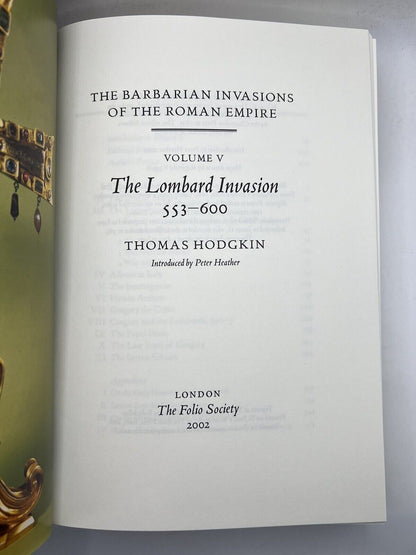 Barbarian Invasions of the Roman Empire by Thomas Hodgkin - Folio Society