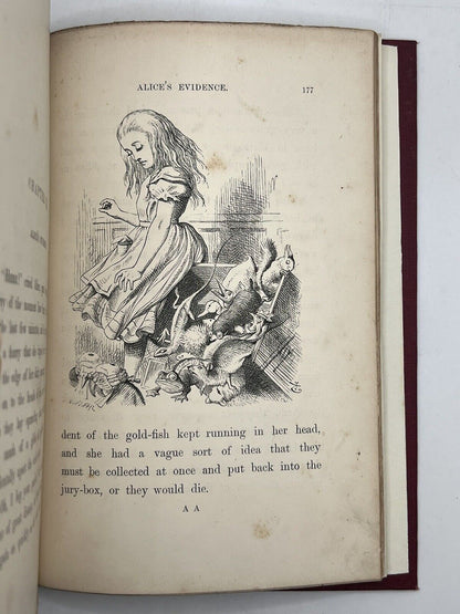 Alice's Adventures in Wonderland by Lewis Carroll 1866 First Edition