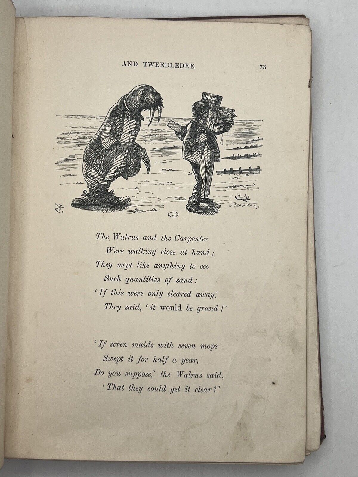 Through the Looking Glass by Lewis Carroll 1872 First Edition First Impression