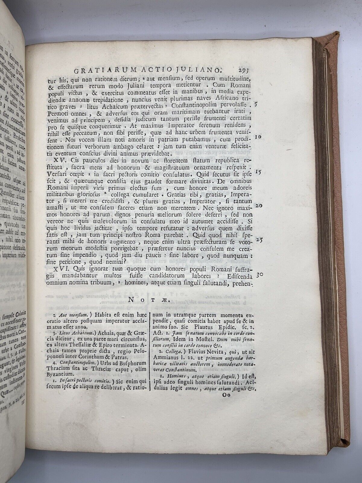 Ancient Panegyrics By Jacobus De La Baune 1728 Second Italian Edition