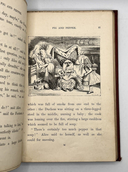 Alice's Adventures in Wonderland by Lewis Carroll 1867 First Edition in Original Cloth