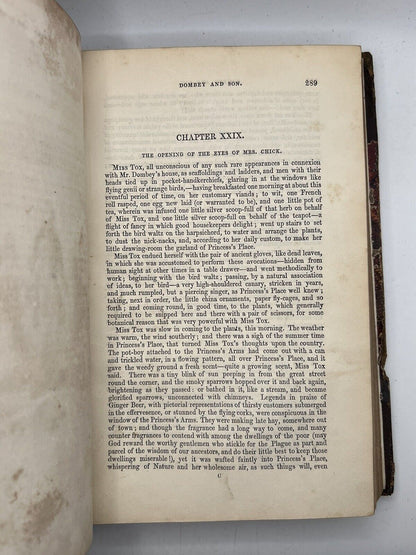 Dombey and Son by Charles Dickens 1848 First Edition First Impression