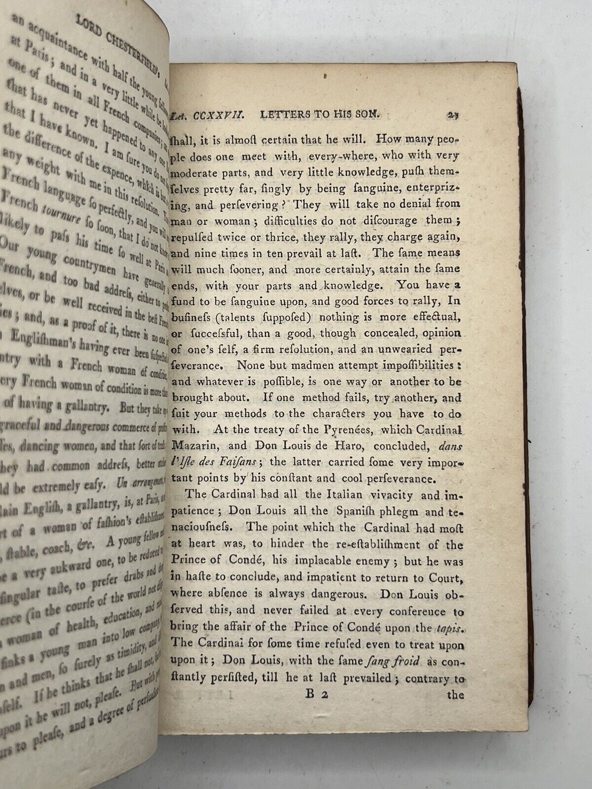 Letters Written by Philip Dormer Stanhope, Earl of Chesterfield 1792