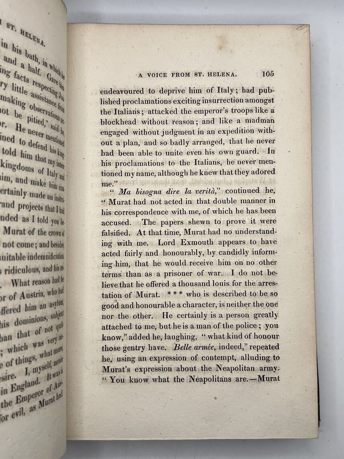 Napoleon in Exile by Barry E. O'Meara 1822