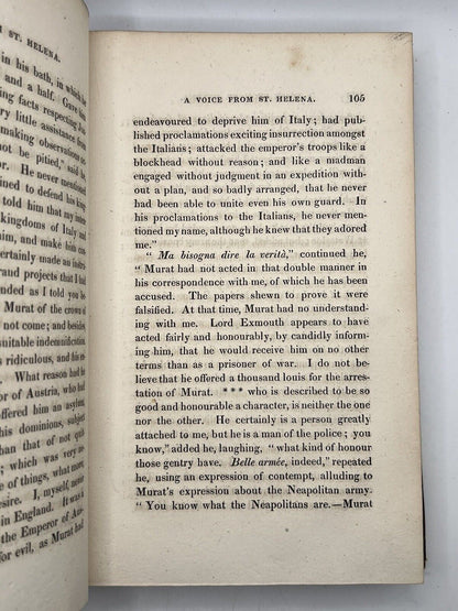 Napoleon in Exile by Barry E. O'Meara 1822